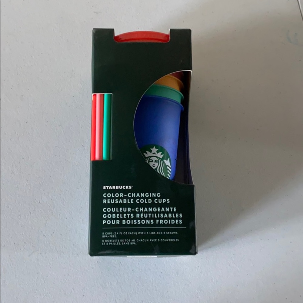 STARBUCKS COLOR-CHANGING REUSABLE COLD CUPS